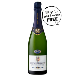 Crémant de Bourgogne  - Leonce Bocquet  -  Burgundy, France.  Brut NV £16.95 a bottle - Buy 5 Get 1 Extra Free -
