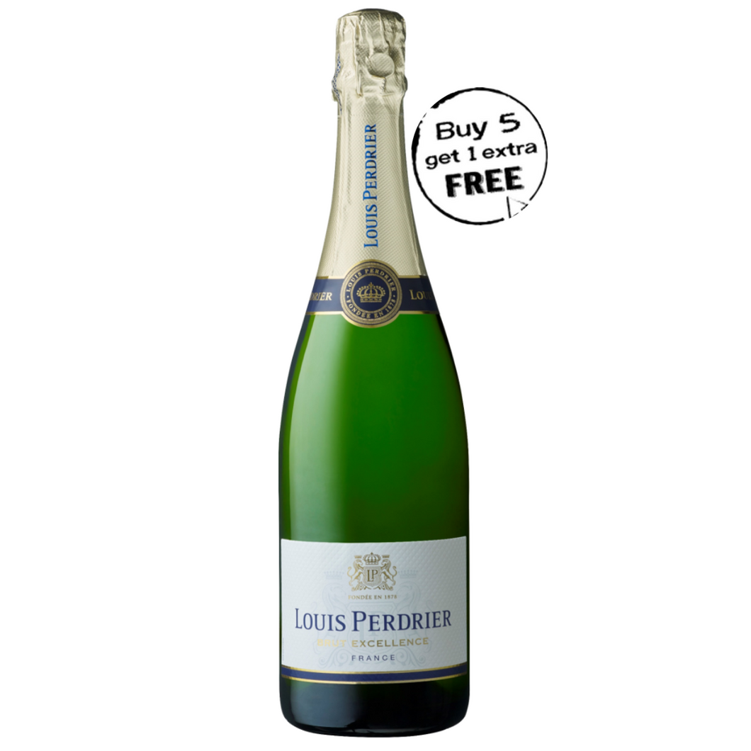 Louis Perdrier, Brut, NV, France - Was £12.00 Special £11.75 When on the 6 for 5 deal - (until 31/10/21) Buy 5 Get 1 Extra Free