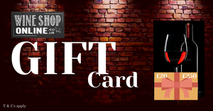 Gift Cards - From £20 -to- £250.00